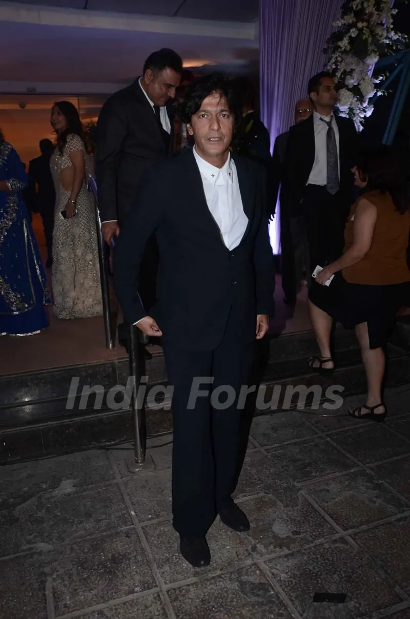 Chunky Pandey at Kresha Bajaj's Wedding