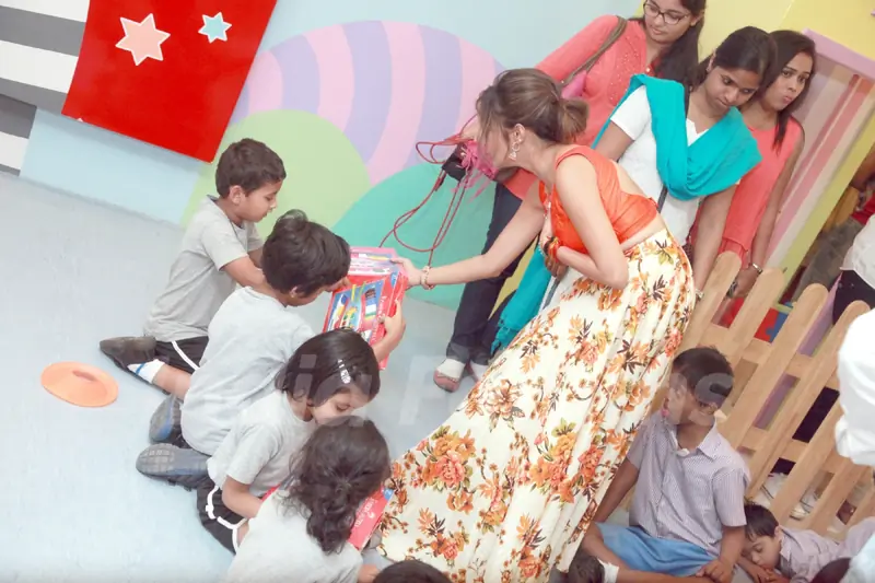 Tina Dutta at NGO Dilkhush