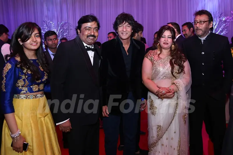 Chunky Pandey at Awdesh Dixit's Indore Bash