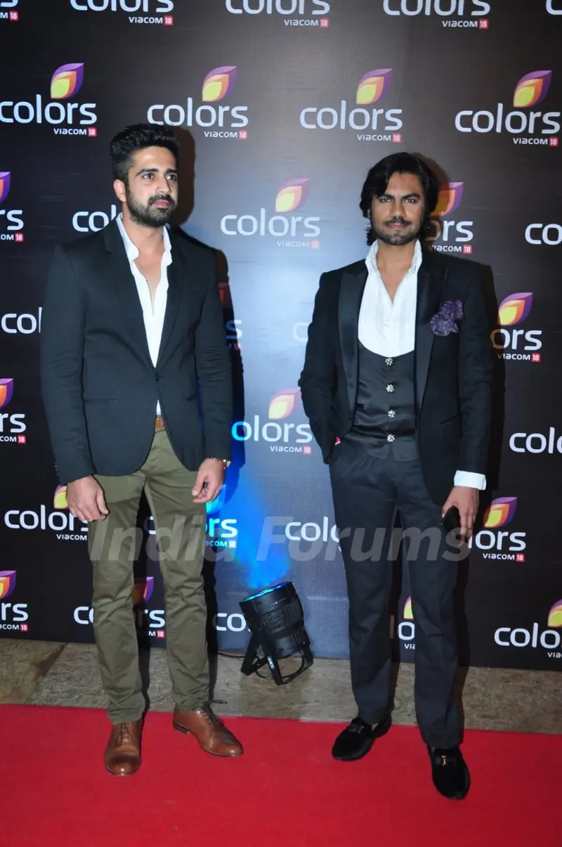 Avinash Sachdev and Guarav Chopra at Colors TV's Red Carpet Event