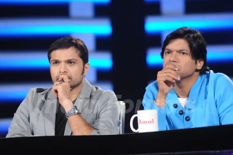 Himesh and Shaan in Music Ka Maha Muqqabla