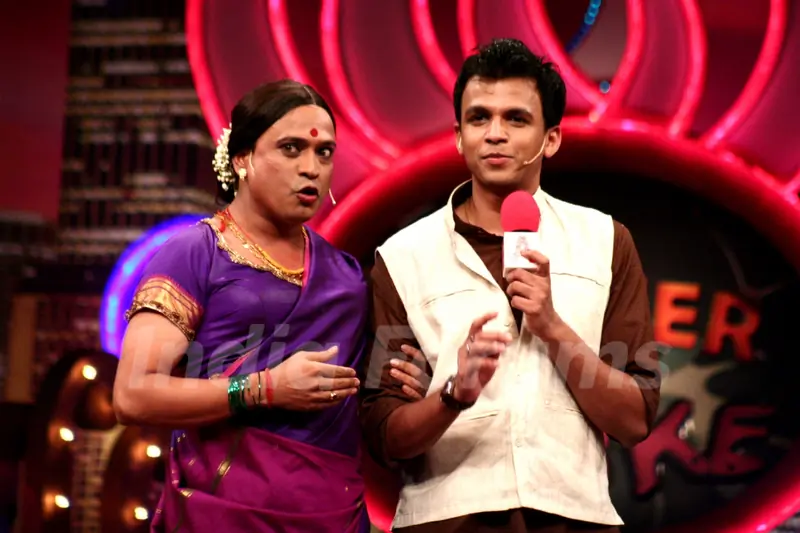 Rajiv Nigam and Abhijeet Sawant in the show Laughter Ke Phatke