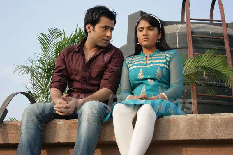 Tina with her friend Akash