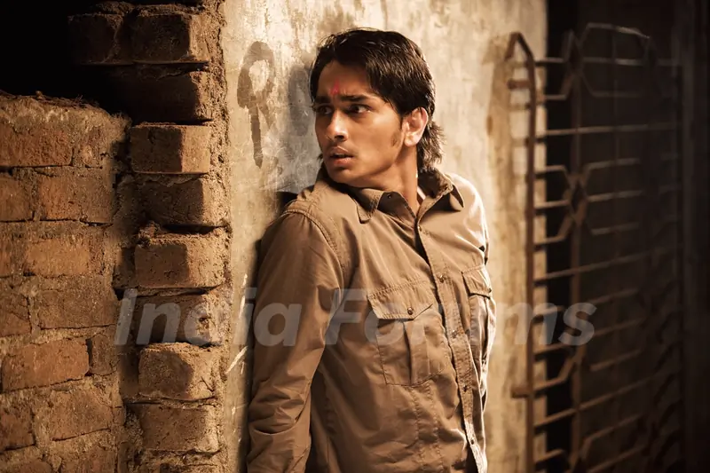 Siddharth Narayan looking feared