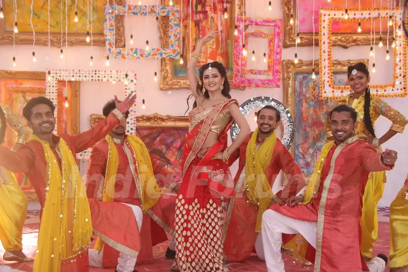 Tejaswi Prakash Wayangankar performs at Colors Holi Celebrations