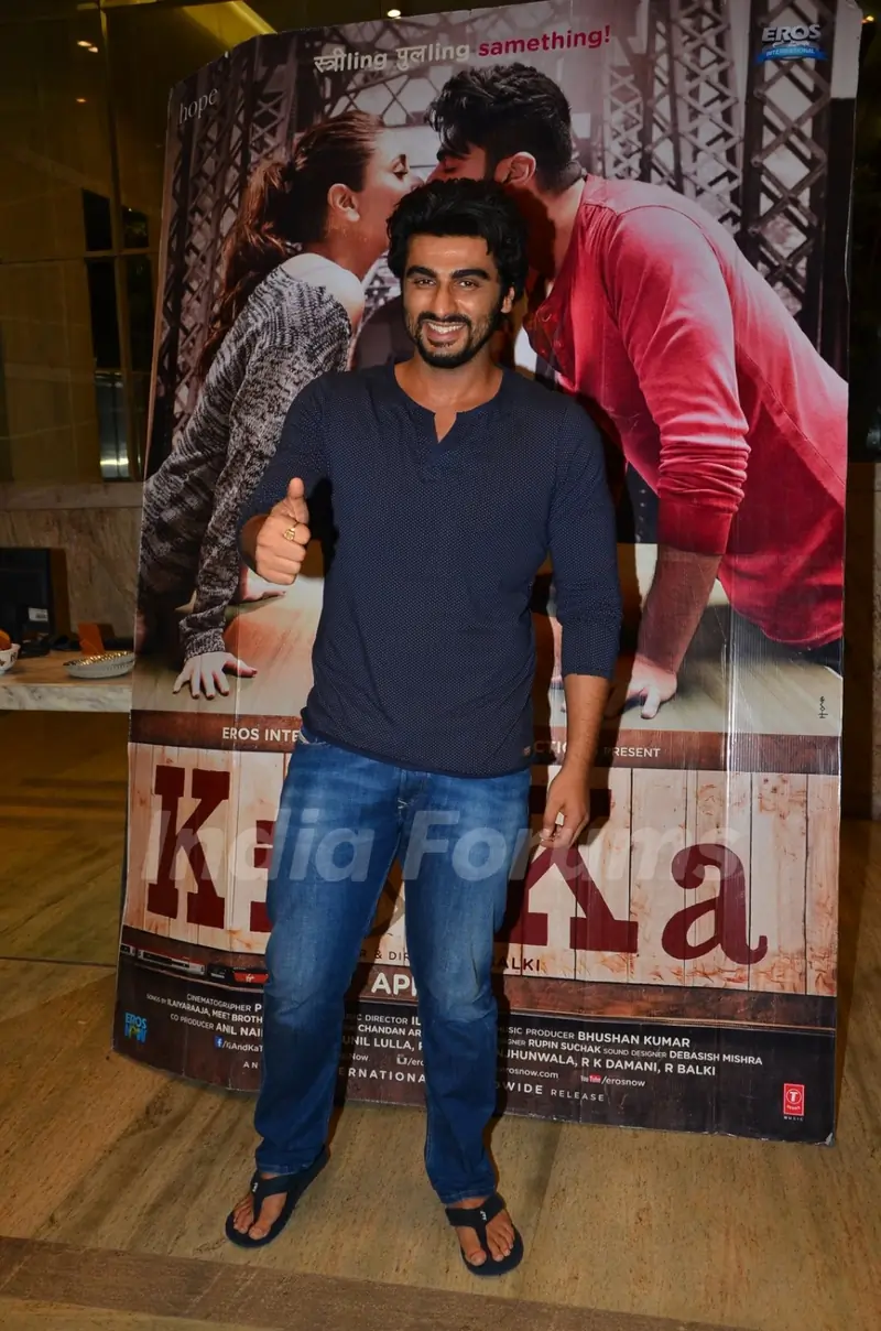 Arjun Kapoor at Screening of Ki and Ka