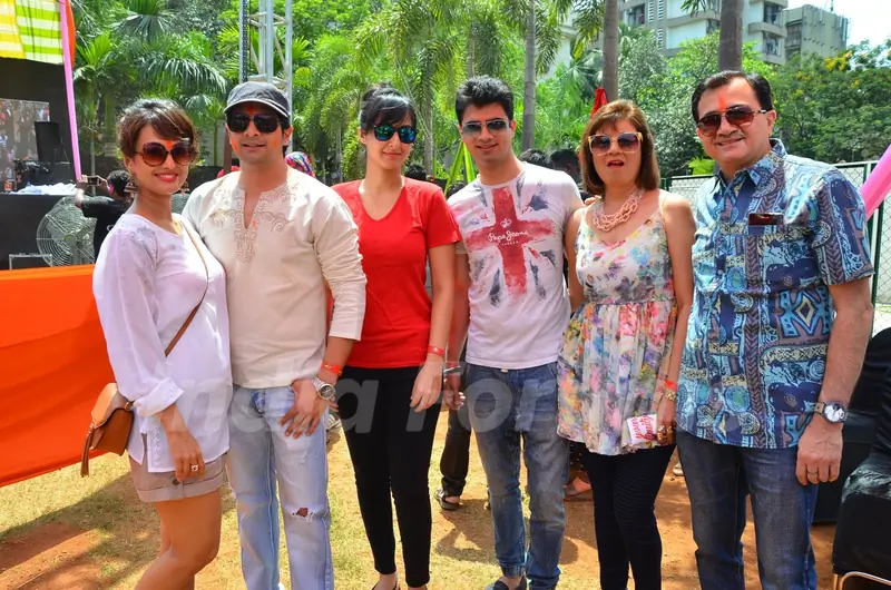 TV Celebs at Meet Bros Holi Celebrations