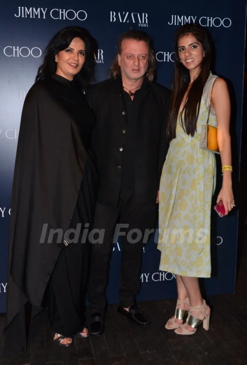 Neeta Lulla, Rohit Bal and Nishka Lulla at Launch of Jimmy Choo Eyewear Launch