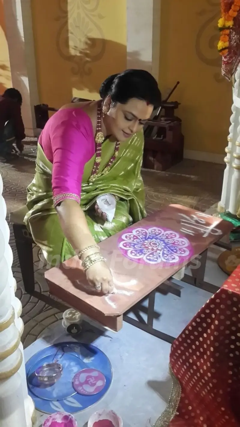 Shilpa Shirodkar Celebrates Gudi Padwa with the team of Silsila Pyaar Ka