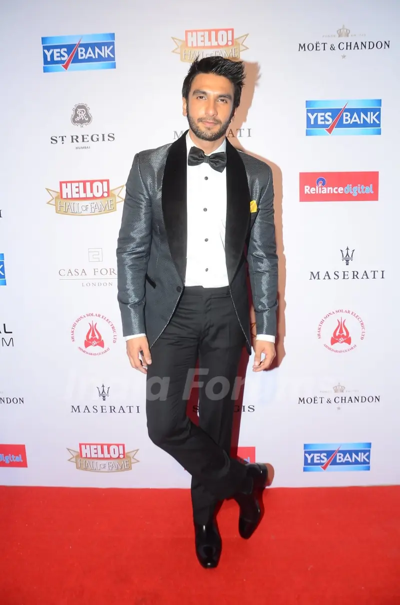 Ranveer Singh at 'Hello! Hall of Fame' Awards
