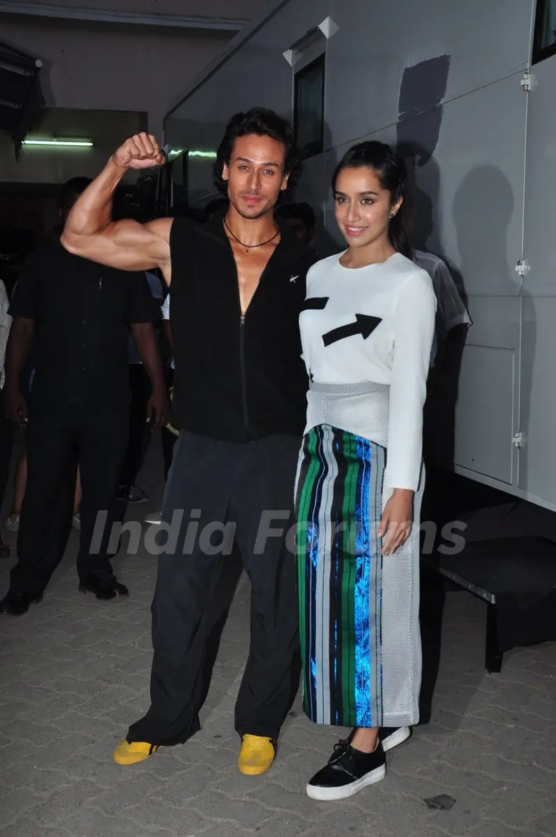 Tiger Shroff and Shraddha Kapoor at Promotional Event of 'Baaghi'
