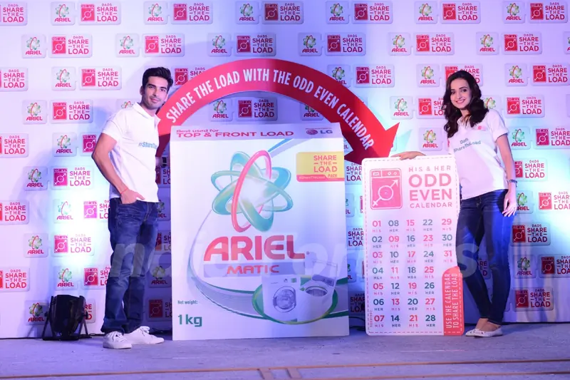 Sanaya Irani and Mohit Sehgal at Promotions of 'Ariel'