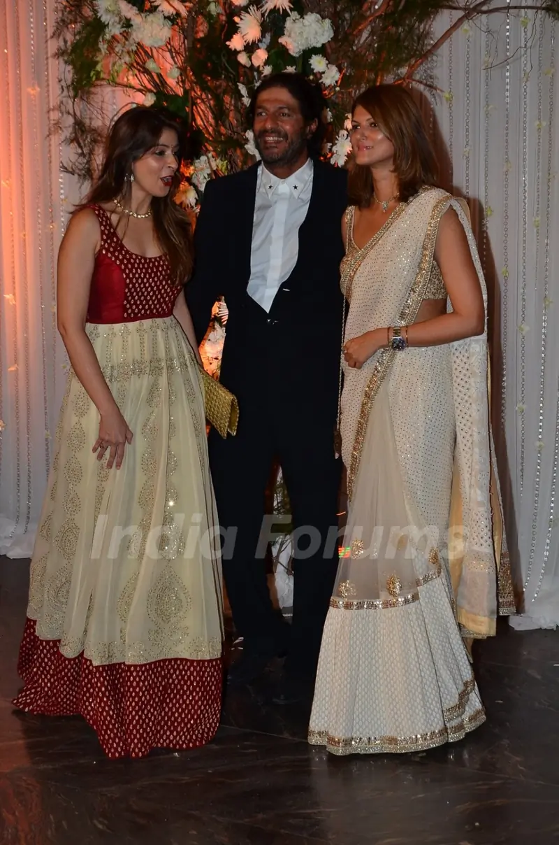 Chunky Pandey at Karan - Bipasha's Star Studded Wedding Reception