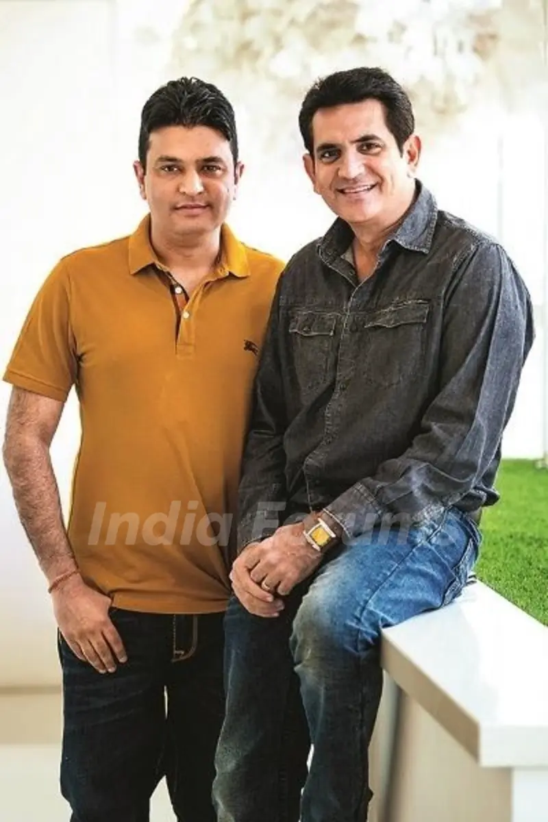 Omung Kumar with Bhushan Kumar