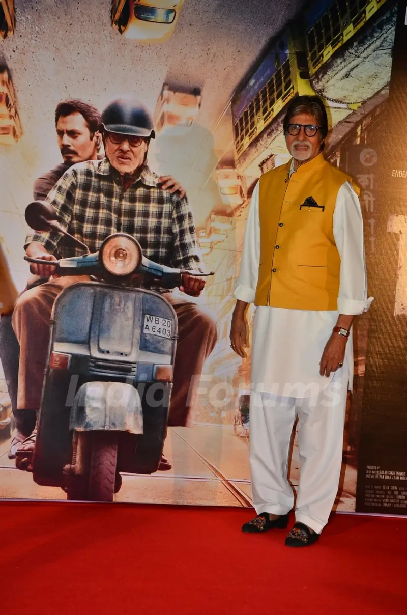 Amitabh Bachchan at Trailer Launch of 'TE3N'