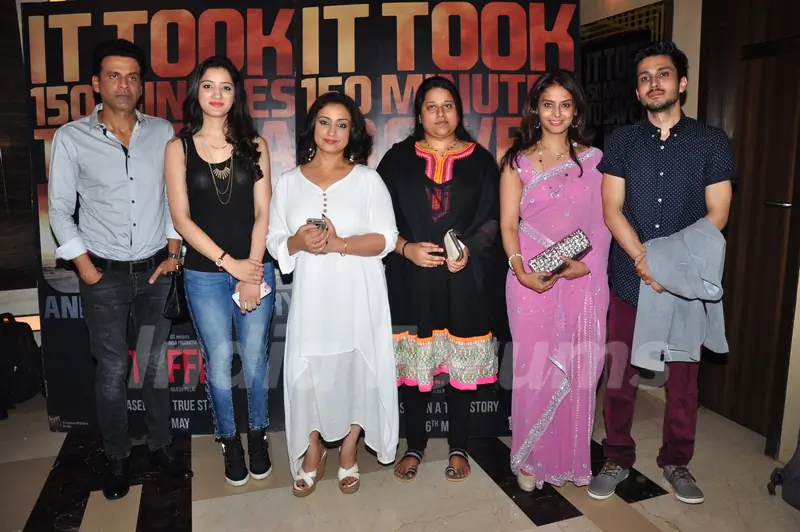 Manoj Bajpayee, Richa Panai and Divya Dutta at Special Screening Of 'Traffic'