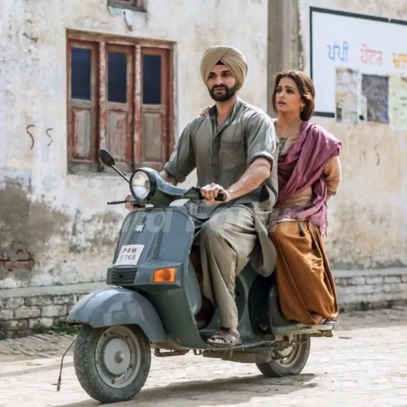 Trishaan Singh Maini as Maninder Singh with Aishwarya Rai Bachchan in Sarabjit