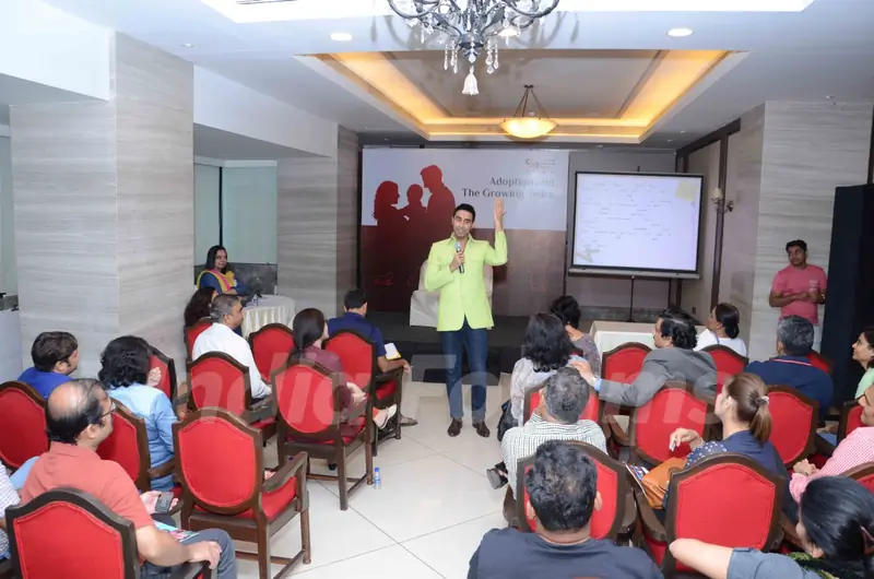 Sandip Soparrkar Hosts a Workshop for 'Adoption & Growing Years'