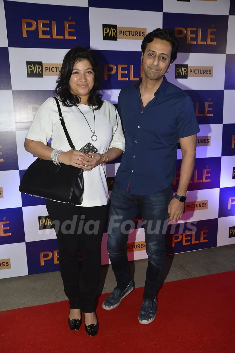 Salim Merchant at Special Screening of 'Pele'