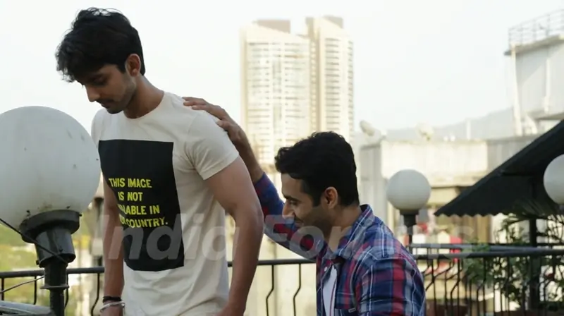 Himansh Kohli with Freddy Daruwala