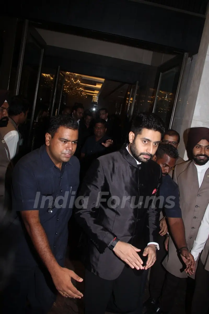 Abhishek Bachchan Graces the Wedding Reception of Preity Zinta & Gene Goodenough