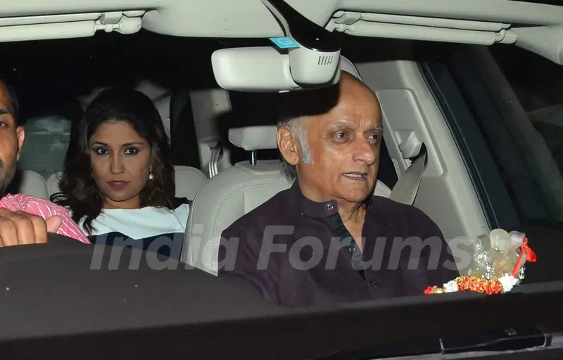 Mukesh bhatt at Shah Rukh Khan's Dinner Party for Apple CEO TIM Cook