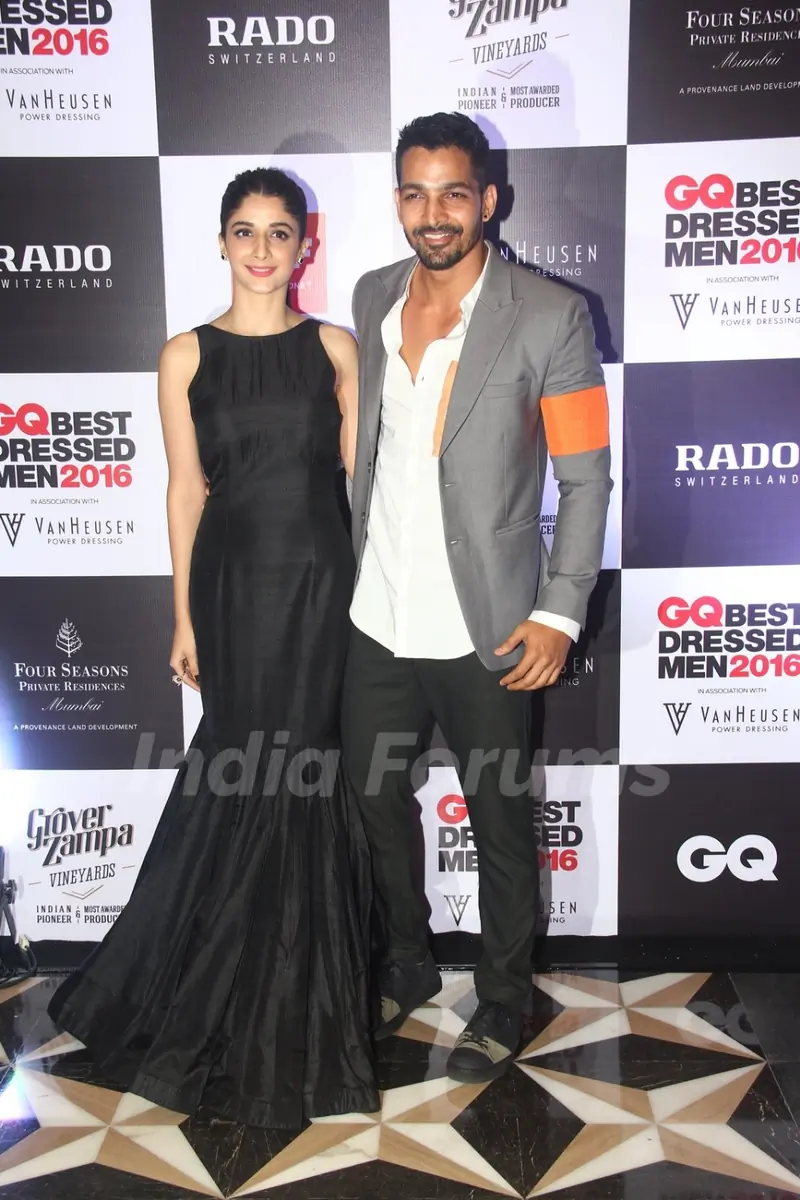 Harshvardhan Rane and Mawra Hocane Grace the 'GQ Best Dressed Men 2016' Event