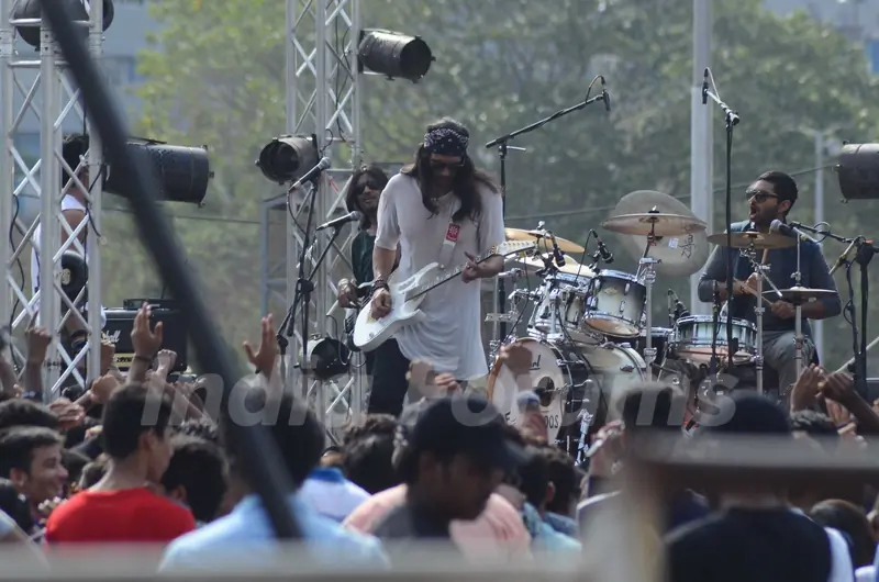 Arjun Rampal Shoots for Live Performance Scene of Rock on 2!