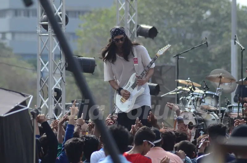 Arjun Rampal Shoots for Live Performance Scene of Rock on 2!