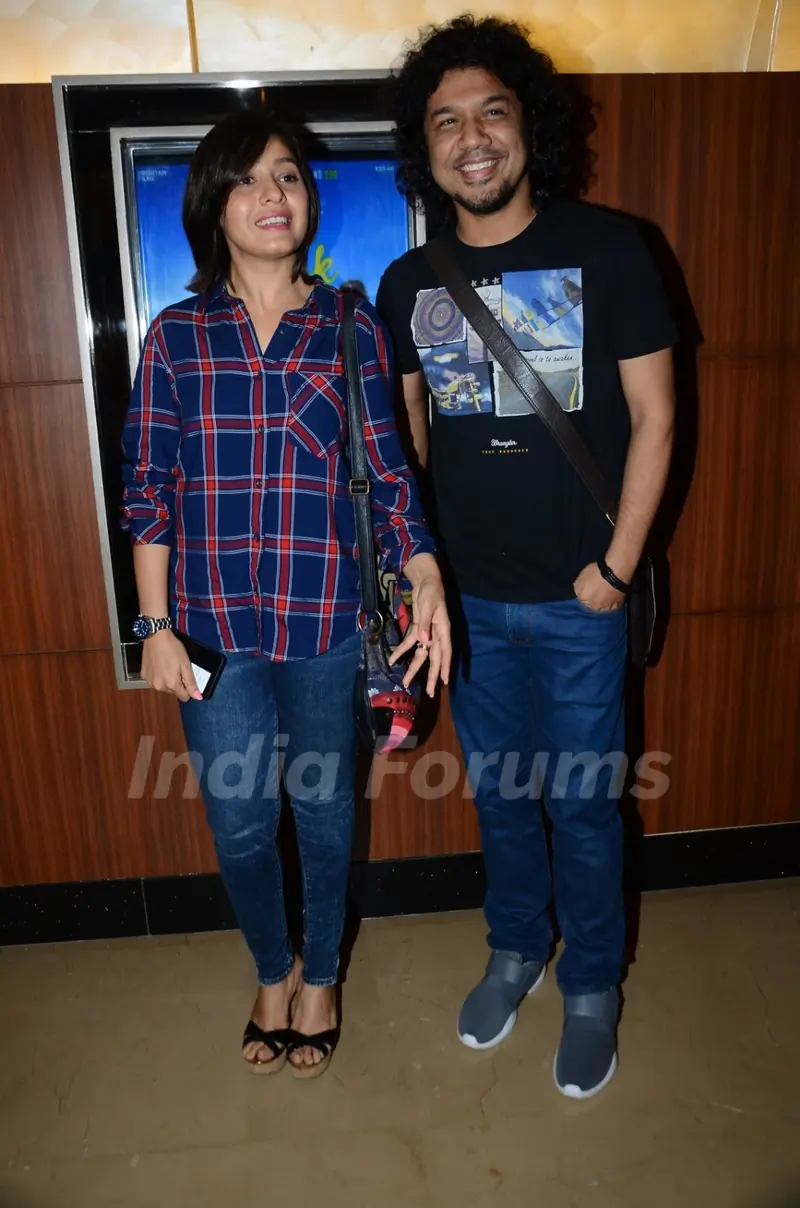 Sunidhi Chauhan at Special Screening of 'Dhanak'