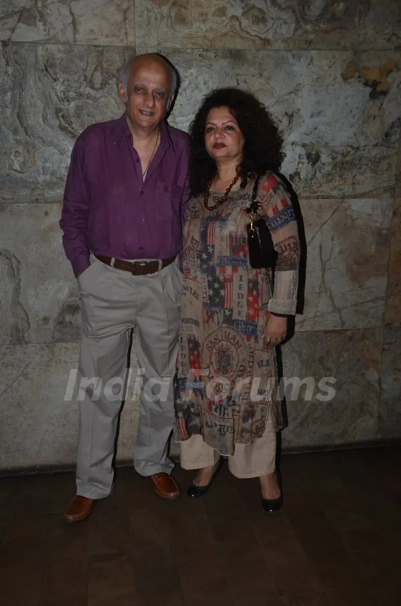 Mukesh Bhatt at Special Screening of 'Udta Punjab'