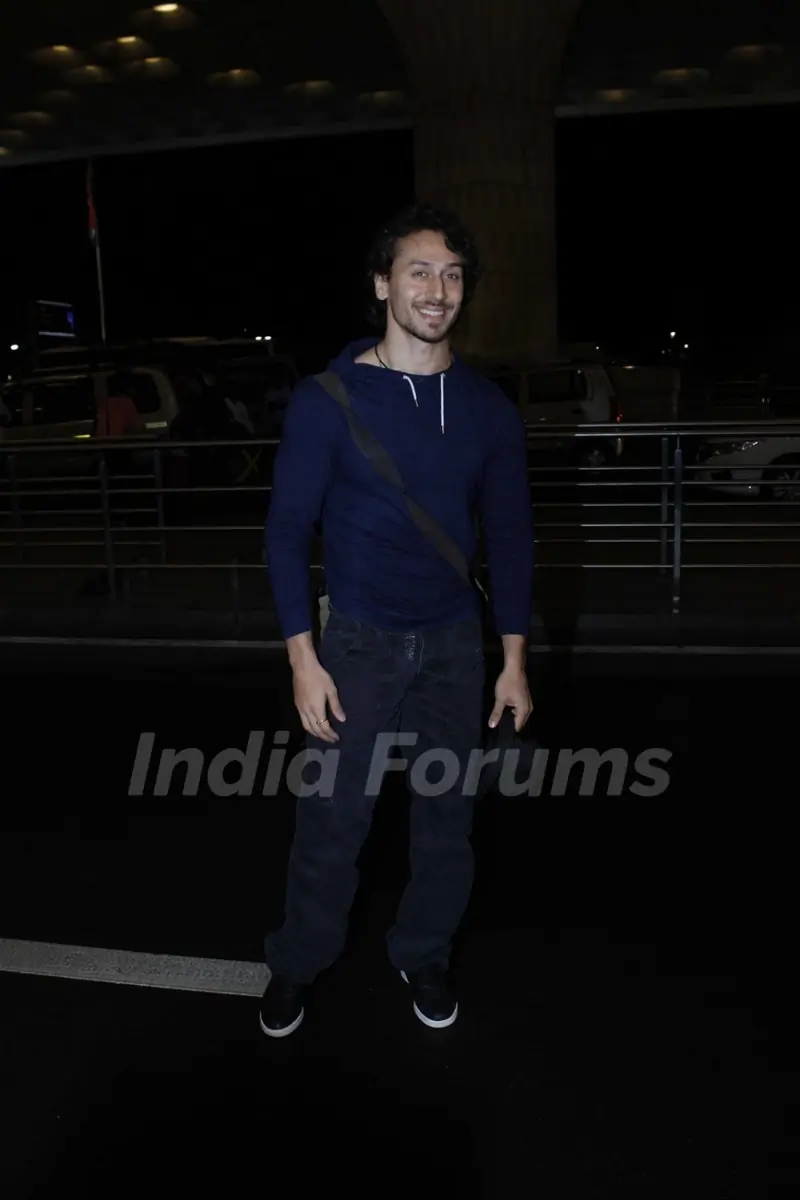 Tiger Shroff Snapped at Airport
