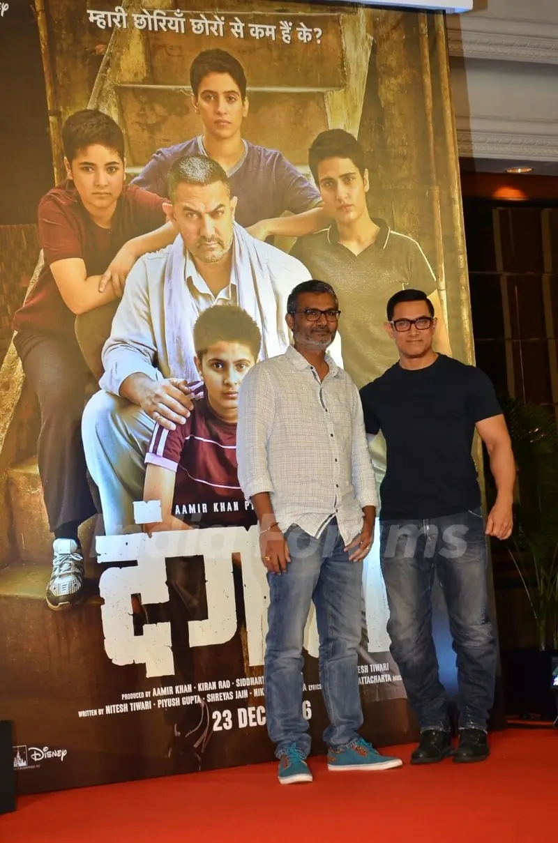 Aamir Khan at Poster Launch of 'Dangal'