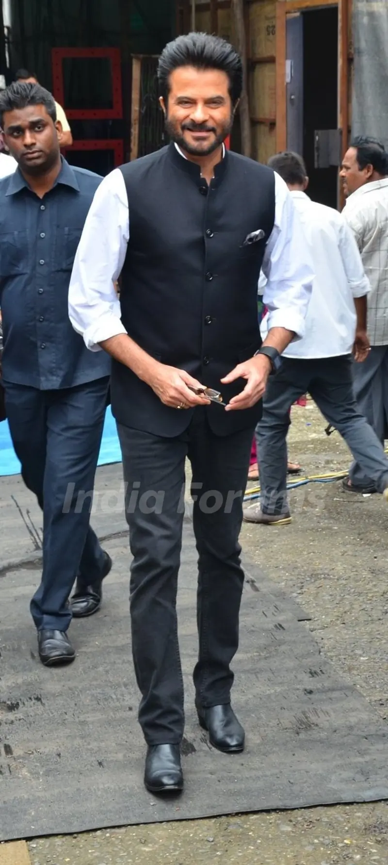 Anil Kapoor on the sets of 'India's Got Talent'