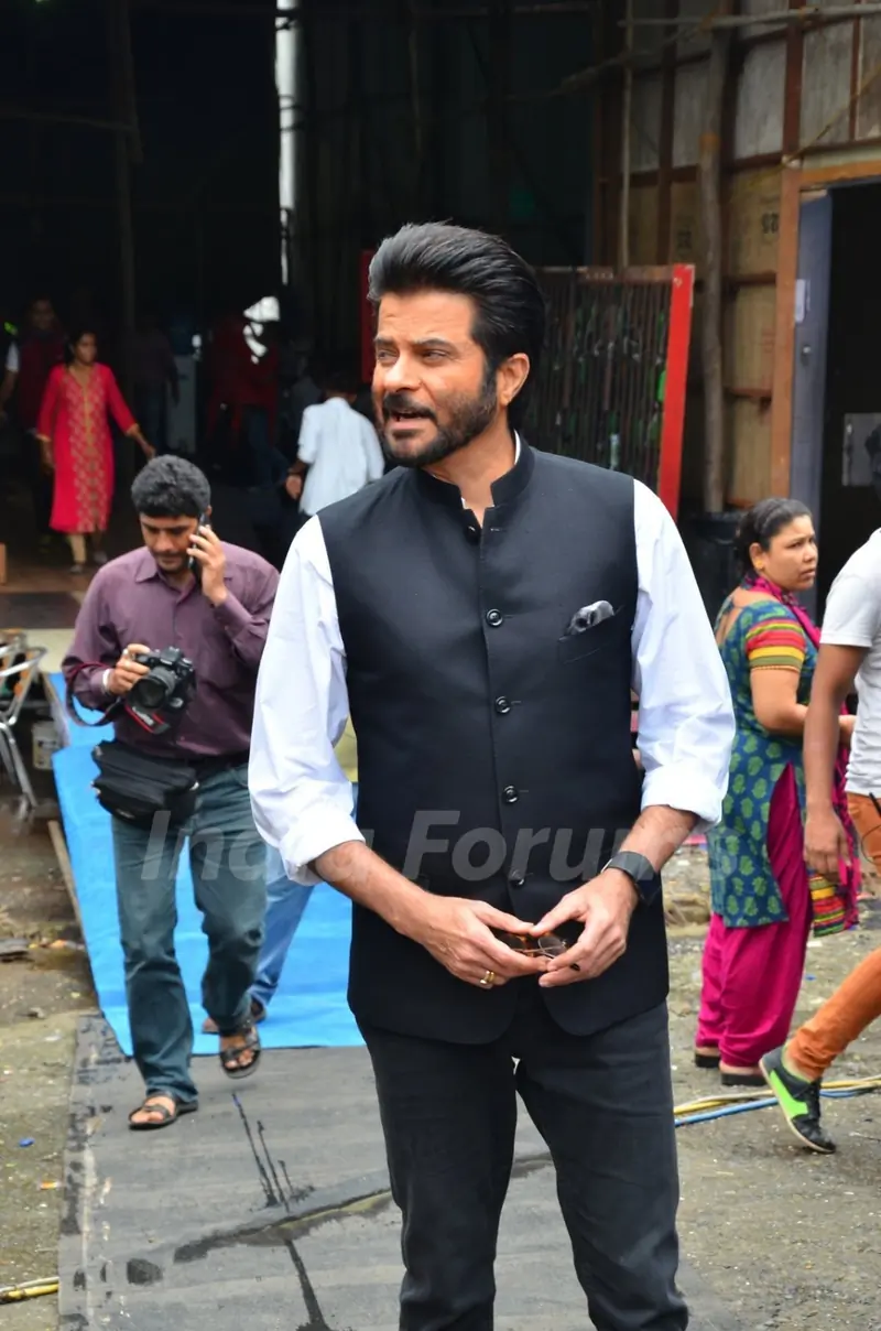 Anil Kapoor on the sets of 'India's Got Talent'