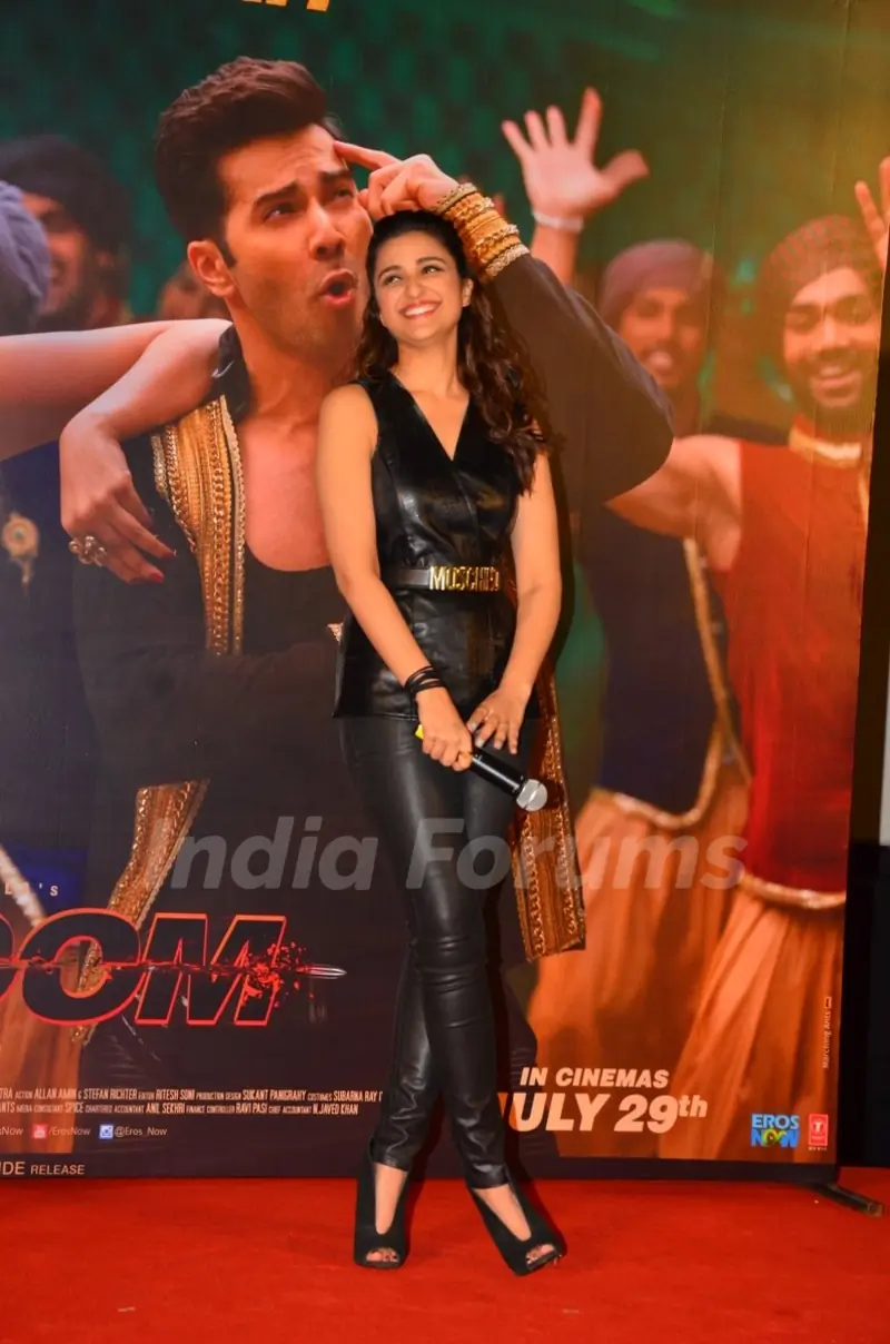 All Smiles - Parineeti Chopra at Launch of Song 'Jaaneman Aah' from Dishoom