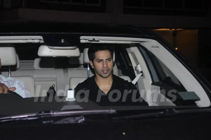 Varun Dhawan spotted at Arpita Khan's Bash!