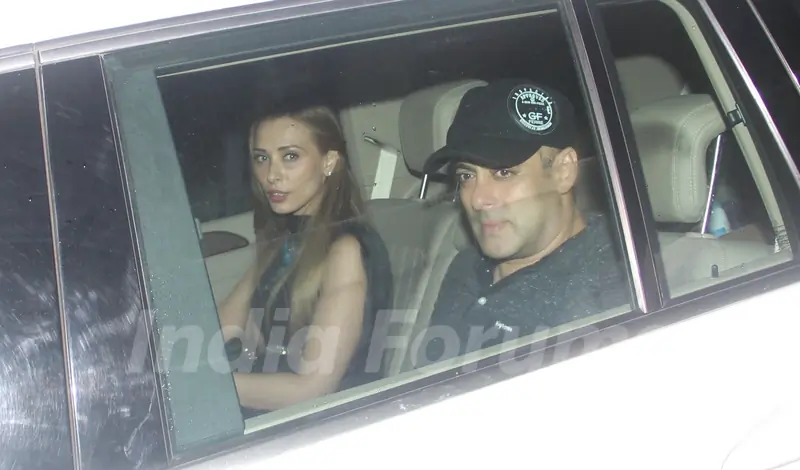 Salman Khan and Iulia Vantur at Arpita Khan's Bash!