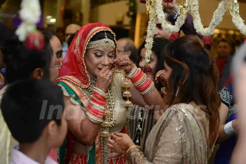 Sambhavna Seth at her Marriage Ceremony