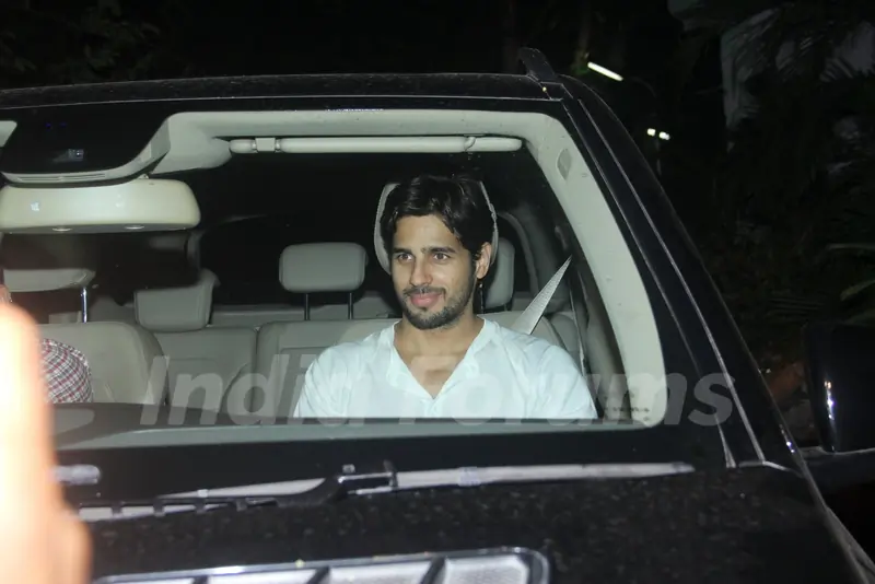 Sidharth Malhotra at Katrina Kaif's Birthday Bash