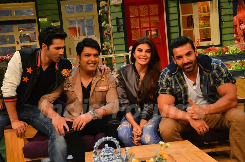 Varun, John and Jacqueline Promotes 'Dishoom' on sets of 'The Kapil Sharma Show'