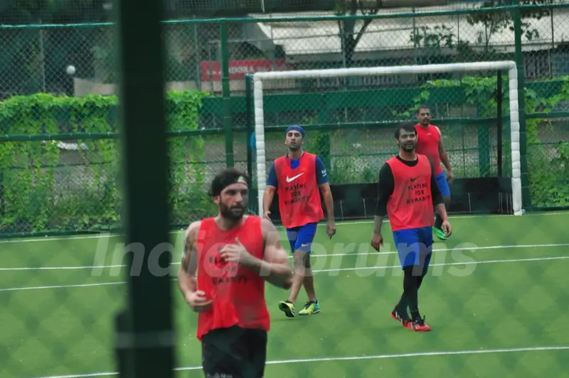 Ranbir Kapoor snapped at soccer match