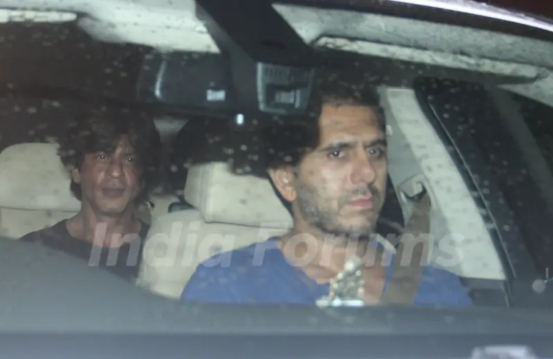 Ritesh Sidhwani with SRK meets Rakesh Roshan