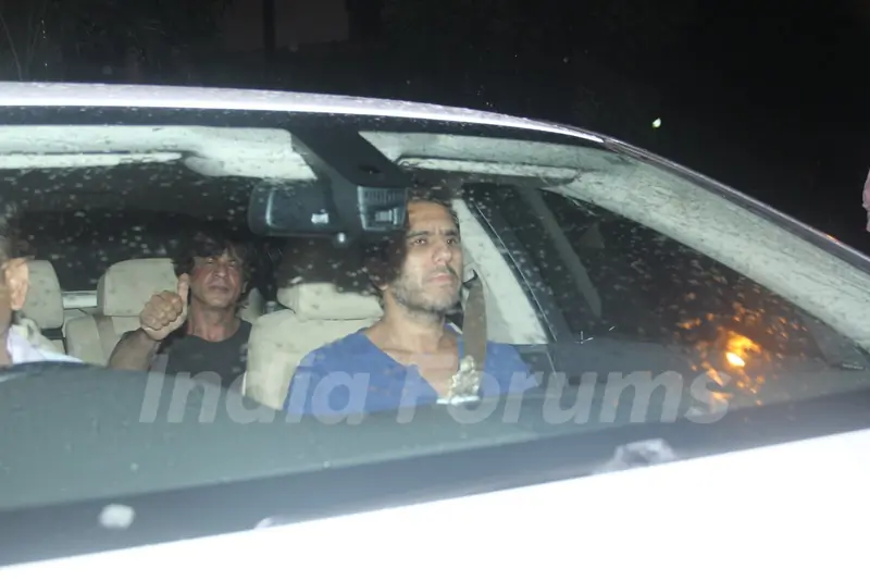 Ritesh Sidhwani with SRK meets Rakesh Roshan