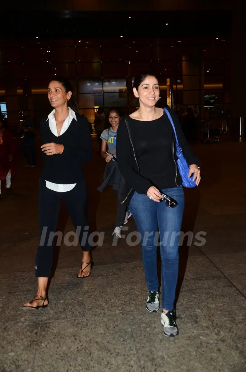 Bhavna Pandey spotted at airport