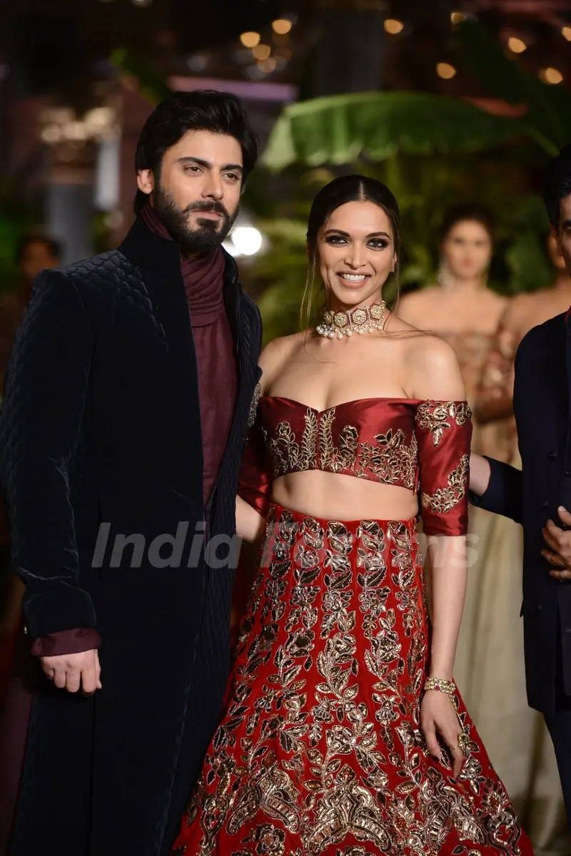 Fawad Khan and Deepika Padukone at Manish Malhotra's Fashion Show
