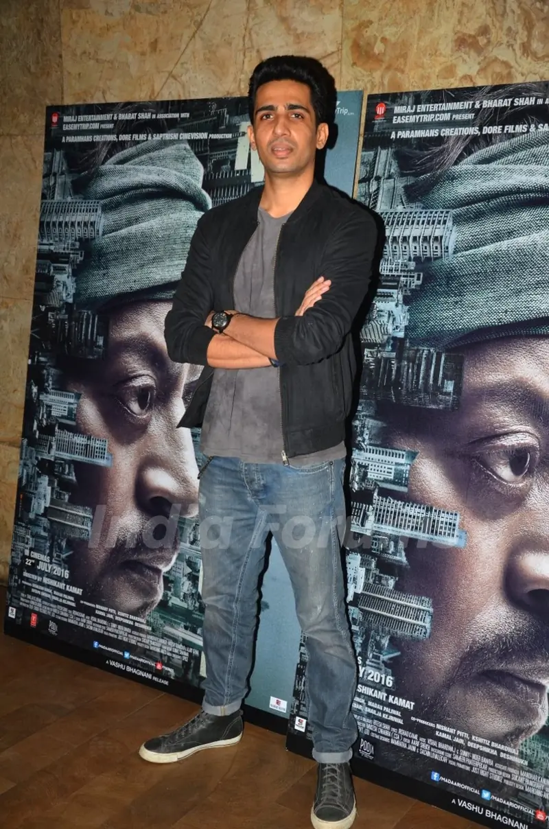 Gulshan Devaiah at the special screening of 'Madaari'