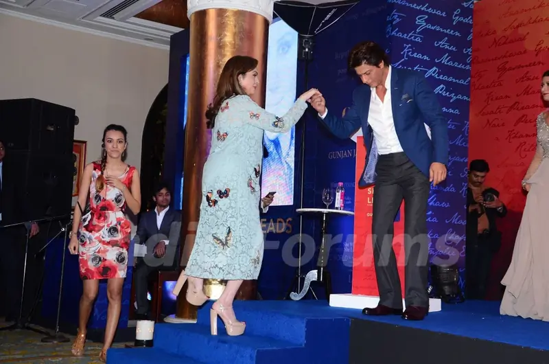 Nita Ambani and Shah Rukh Khan at Launch of Gunjan Jain's Book 'She Walks She Leads'