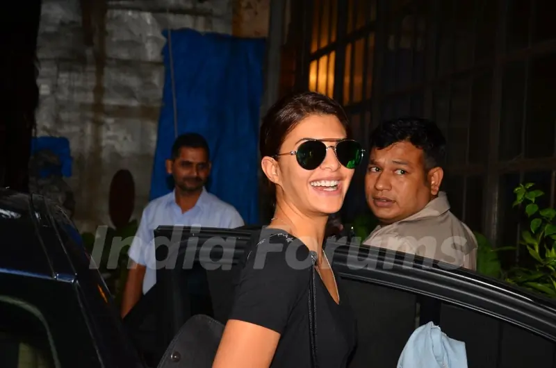 Jacqueline Fernandes promotes 'Dishoom'