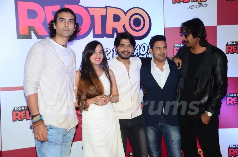 Jubin Nautiyal and Ankit Tiwari at Launch of Red FM's new channel 'RedTro 106.4 FM'
